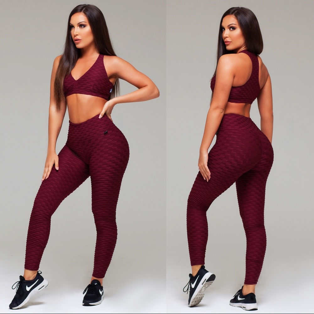 🌐 Brazilian Honeycomb Leggings - Picture 1 of 3